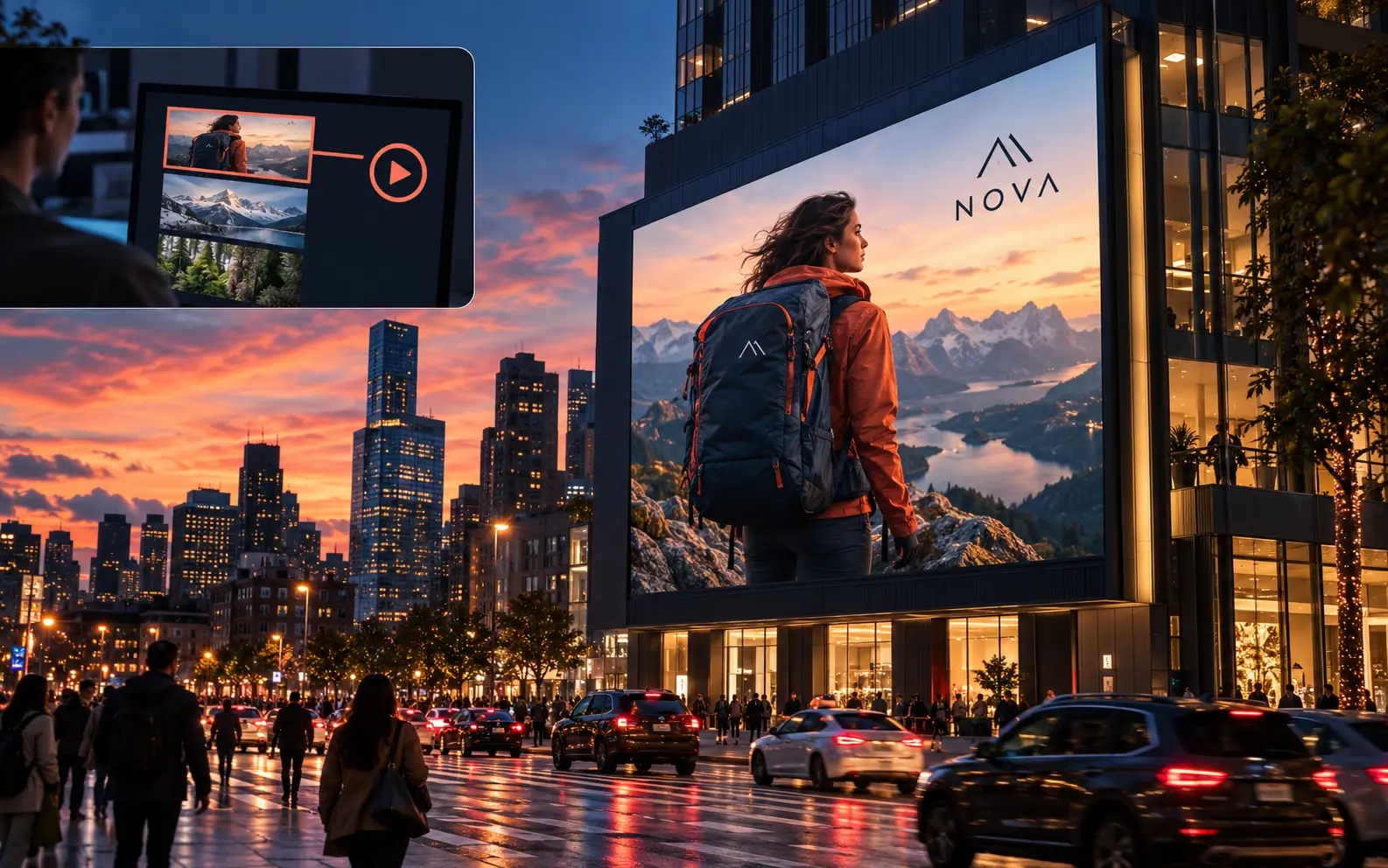 Digital Billboard Loop concept