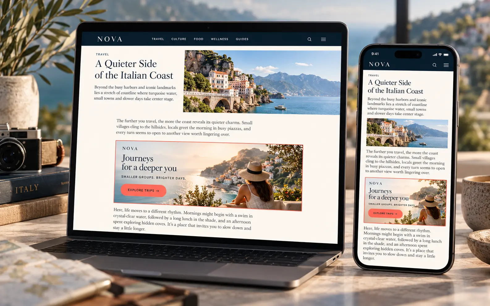In-Content Display concept